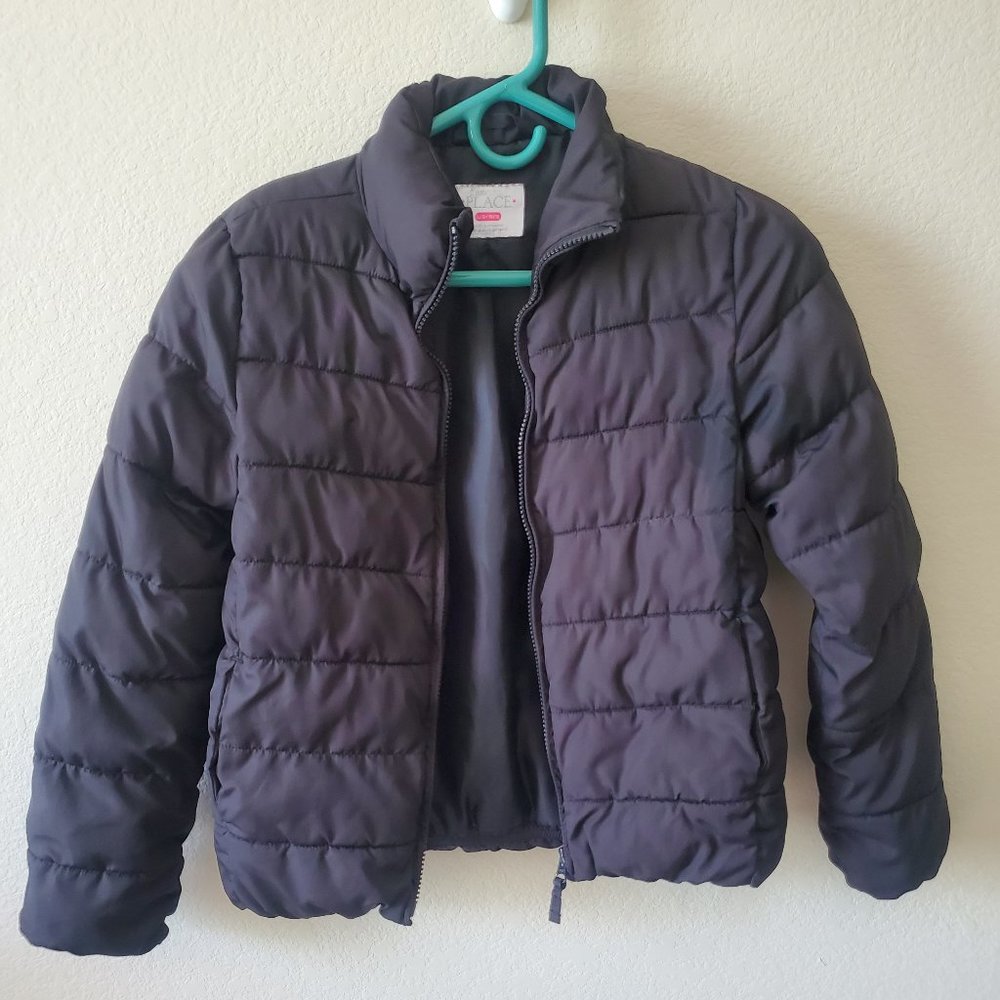 CHILDREN'S PLACE Girls Jacket Size L 10/12 Black